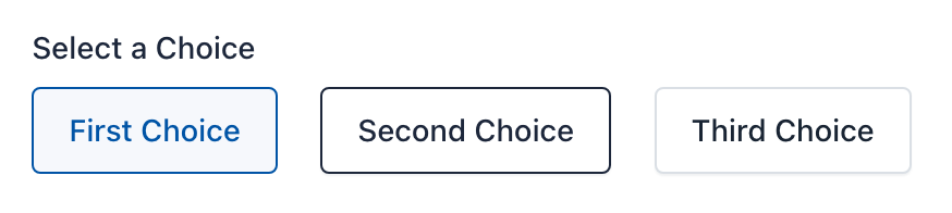 Easy Forms - Form Builder - Radio Button / Checkbox - As Button